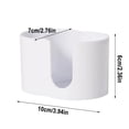 thumbnail image 4 of TIMIFIS Cotton Swab Storage, Dorm Room Essentials 2-in-1 Integrated Cover Swab Box Makeup Remover Storage Box Desktop Makeup Storage Box Double Hole Circular Storage, 4 of 8
