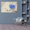 thumbnail image 4 of HFDF Canvas Wall Art Decor Blue Flower Heart Patg for Livg Room Large Day & Night Effect - Modern Home Decor, Vivid Color Prt, Elegant Gift Idea Lumous Artwork 10x8inch Unframed, 4 of 6