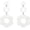 S white-1, variant on 60s 70s Vintage Daisy Flower Floral Drop Dangle Earring for Women Bohemian Retro Resin Acrylic Petal Statement Earring Lovely Jewelry Birthday Gift
