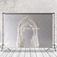 thumbnail image 2 of White Artistic Arch Wedding Backdrop For Photography, 2 of 6