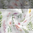 thumbnail image 6 of Cloth Napkins Set of 4 - 20x20 Inches, Pink Spring Floral Washable Reusable Table Napkins, Flowers Botanical Elegant Grey Checkered Soft & Absortbent Dining Napkin for Party Wedding Hotel Restaurant, 6 of 8