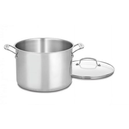 Cuisinart Chef'S Classic Stainless Steel 10 Qt. Stockpot W/Glass Cover
