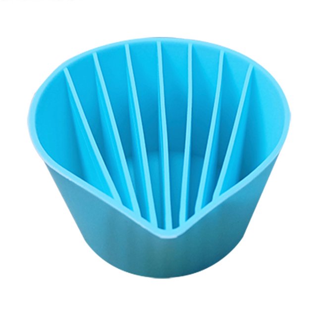 Tazas mezcladoras de colores divididos para arte de pintura, 8 canales, tazas para verter, azul (16) Likrtyny Para estrenar