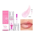 thumbnail image 1 of Hydrating Warm Lip Oil Gloss, Moisturizing Pudding Flower Lip Treatment, Non-Sticky Plumping Effect for Dry Lips, Clear, 1 of 8