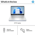 thumbnail image 6 of HP 14" Student Laptop, Intel Processor N150, 16GB RAM, 192GB Storage(128GB UFS +64GB MSD), Webcam, 1 Year Office 365, Fast Charge, Wi-Fi 6, Win 11 Pro,Blue, 6 of 7