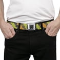thumbnail image 3 of Buckle-Down Belt, Seatbelt Buckle Belt, Honeycomb Greens Orange, Youth 22 to 32 Inches, 3 of 9