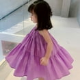 thumbnail image 3 of URMAGIC Summer Toddler Kids Baby Girls Cotton Strap Sundress Princess Dress,1-6Y, 3 of 6