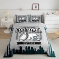 thumbnail image 2 of Erosebridal Sport Football Comforter Sets,Geometric Stripes Comforters & Duvets,Room Decorative,Reversible,Breathable,2pcs, 2 of 7