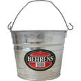 thumbnail image 2 of Behrens 2 Quart Steel Pail Hot-Dipped Galvanized Steel in Silver — Heritage American-Made Outdoor & Workshop Container, 2 of 2