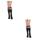 thumbnail image 4 of Medias de muslo alto a rayas Minnieouse Día de San Valentín Accesorios de mujer Fiesta de Halloween Raya negra morada CBP381919, 4 of 5