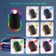 thumbnail image 3 of Calentadores de manos de 10000 mah recargables con luces, 3 niveles de calor ajustables, calentador portátil de calentamiento rápido y duradero de doble cara, regalos de invierno 1, 3 of 5