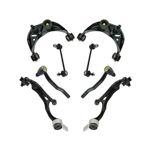Front Control Arm Ball Joint Tie Rod and Sway Bar Link Kit 8 Piece - Compatible with 2009 - 2013 Mazda 6 2010 2011 2012
