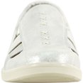 thumbnail image 3 of kozi Sandale Compensée Décontractée Confortable pour Femme à Enfiler Mocassin OY3236 Bout Rond Double Côté Gousset Semelle Intérieure Amovible Champagne Argent, 3 of 8