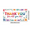 3A, variant on Appreciation Banner Thank You Colorful Design Gratitude Decoration Thankful Message Fun Theme for Party Celebration Event