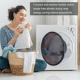 thumbnail image 4 of UbesGoo 2.6CUFT Electric Compact Portable Clothes Laundry Dryer With Stainless Steel Tub, White, 4 of 9