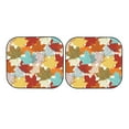 thumbnail image 7 of Goofa Fall Maple Leaves Pattern 2 Piece Car Windshield Sun Shade Foldable | Front Windshield Shade for Sun, Heat and UV Rays | Sunshade for Car Front Window-Large, 7 of 7