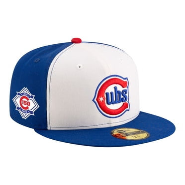 Men's New Era White/Royal Chicago Cubs 150th Anniversary 59FIFTY Fitted Hat