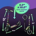 thumbnail image 4 of Skidee Scooter for Kids, Teens, Adults, 4 Adjustment Levels, Handlebar Up to 41 Inches, Multi-Color, 4 of 7