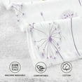 thumbnail image 5 of Yayeee 100% Cotton Hand Towels for Bathroom 16" x 28" Soft Absorbent Kitchen Towel, Purple Birds, 5 of 7