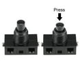 thumbnail image 3 of Uxcell Inline Foot Pedal Push Button Switch,U-F-O Type Lamp Light Control ON/Off Black, 3 of 5