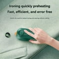 thumbnail image 5 of Mini Portable Handheld Electric Iron Portable Steam Iron Dry and Wet Travel Mini Steam Iron Green EU Plug, 5 of 5