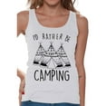 thumbnail image 1 of Awkward Styles I'd Rather be Camping Women Tank Top Camper T Shirt for Wife I Love Camping Tank Top for Women Camping Clothes for Her I Would Rather be Camping Tank Top for Girlfriend Camping Lovers, 1 of 4