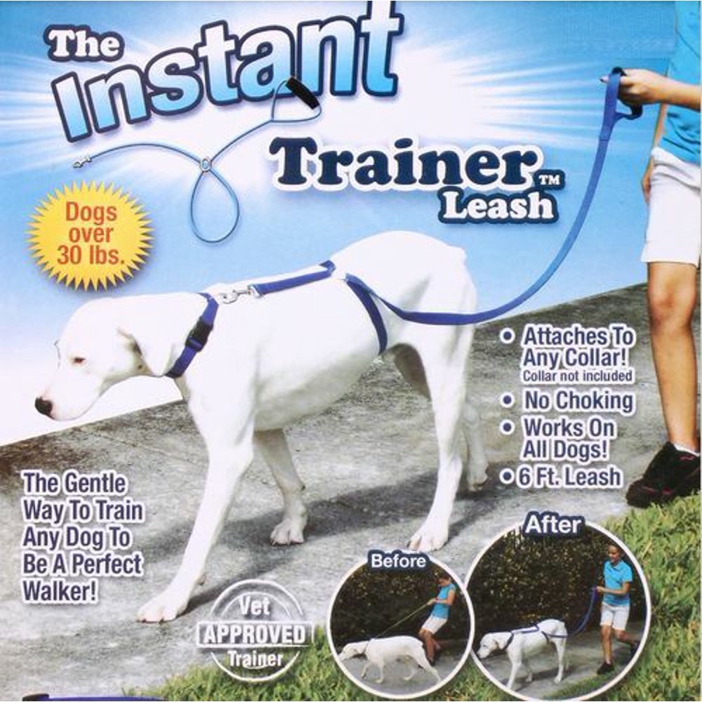 Instant Trainer Dog Leash Trains Dogs 30 Lbs Stop Pulling As Seen On Tv