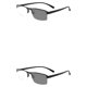 thumbnail image 3 of Guardurnaity Gafas de sol de media montura para hombre, gafas de protección ocular de doble , gafas inteligentes para hipermetropía, gafas para Type28 NO28, 3 of 6