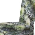 thumbnail image 4 of Designart "Green Succulents Flowers peaceful Succulents II" Green Floral & Botanical Upholstered Accent Chair - Traditional Arm Chair For Living Room, 4 of 5