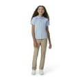 thumbnail image 4 of French Toast Toddler Girls School Uniform Short Sleeve Modern Peter Pan Collar Blouse, 4 of 12