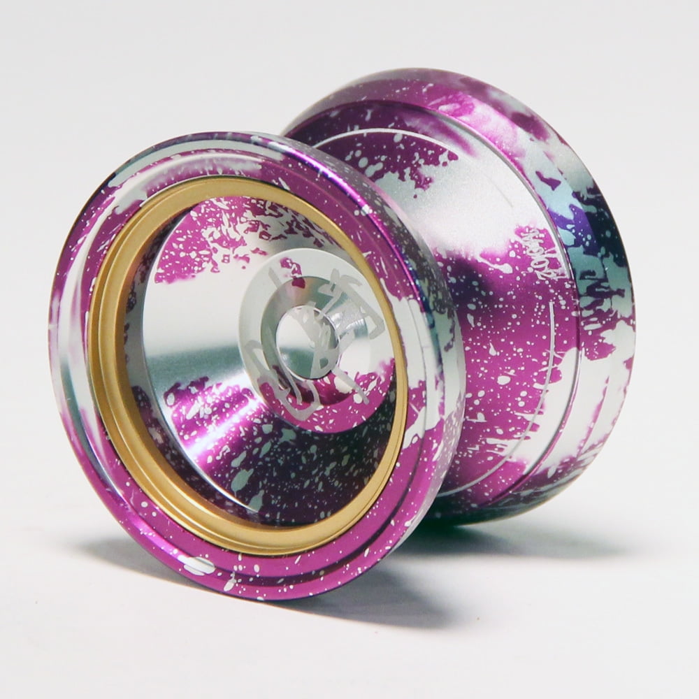 MagicYoYo M002 April Aluminum Alloy 6060 Yo-Yo (Purple Silver)