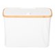 thumbnail image 1 of GOOHOCHY Cesta de bambú para papel higiénico con tapa, soporte independiente para papel higiénico, organizador de baño, armario, contenedor, accesorios, color beige, 1 of 8