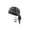 #02 Black, variant on Paisley Cooling Headscarf Cap Set – Pirate Hat Men Bandana Beanie, Motorcycle Helmet Liner Head Wrap, Elastic Fit 55-60cm, Breathable Skull Cap for Sports Black