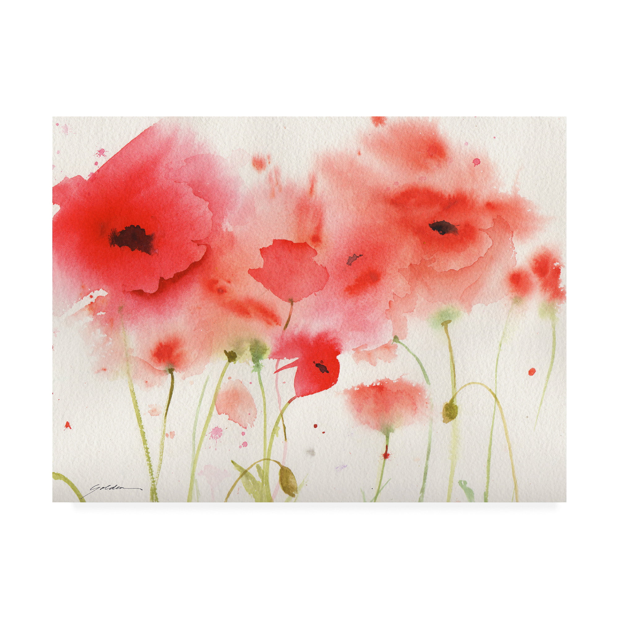 Red Poppy Oil Painting Original Painting Floral Still Life Painting on Canvas Board Poppies Painting -Artwork 12X16 Oil Painting