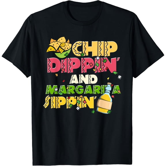 Margarita Mexican Nachos Fiesta Party Funny Cinco De Mayo T-Shirt men and women can wear, black, white, gifts