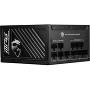 MSI - MPG A850GS PCIE5, 80+ Gold Full Modular Gaming PSU, 12V-2x6 Cable, 5080 5070 ATX 3.1 & PCIe 5.1 Ready. Embossed Jacket Cables. 850W Power Supply,