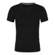 thumbnail image 1 of Playeras Elvqul Hombre Stretch Gym Manga Corta Casual de Color Sólido Negro Cuello Redondo, 1 of 5