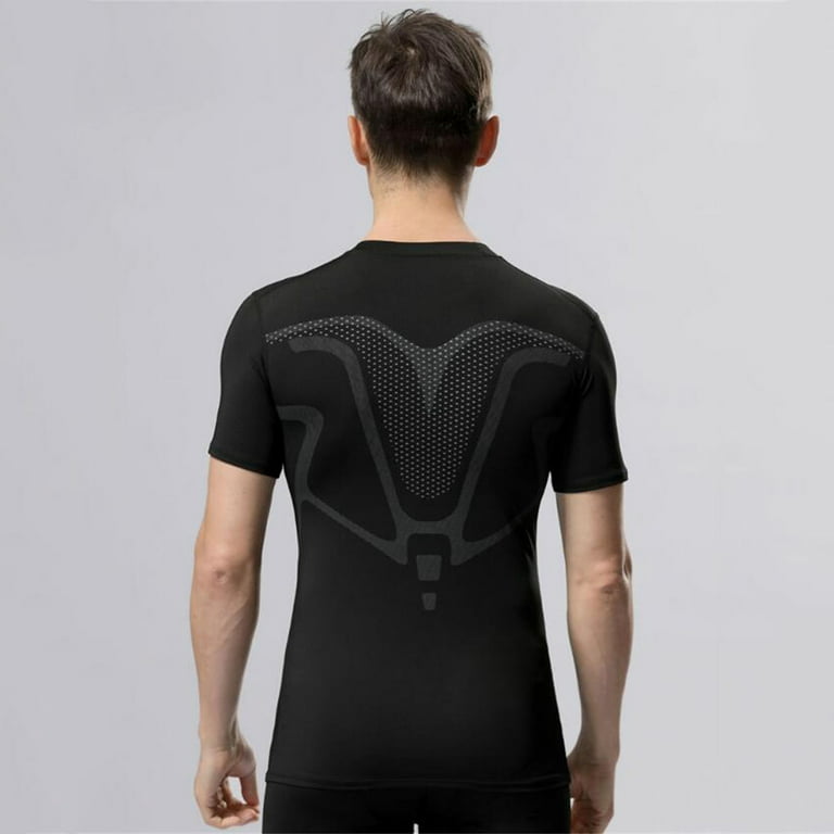 Men's Compression Short Sleeve Base Layer Under Gear Workout Shirts for Men  