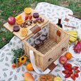 thumbnail image 3 of Canasta de Picnic WILLOW WEAVE con Mesa y Soporte para Vino, 3 of 8