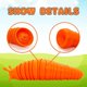 thumbnail image 5 of Fidget Slug 3d Impreso Articulado Sticky Stretch Slug Fidget Trick Toy Juguetes sensoriales para babosas articuladas autistas - Fidget Toygreen, 5 of 5