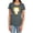 Charcoal, variant on Shazam Movie Bolt Women's T Shirt, Royal, Small