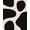 Black, Pattern 4, variant on ODIKA 8'x10' Washable Area Rug Non-Slip Chair-Friendly Mat Black Cream Geometric Contrast Design Elegant Abstract Shapes with Bold Visual Impact for Dining Room, Large Office, Lounge