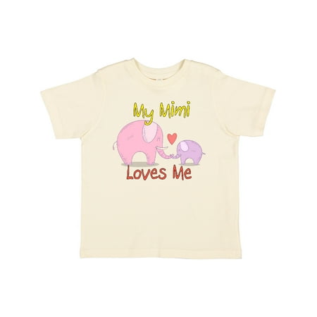 

Inktastic My Mimi Loves Me Gift Toddler Boy or Toddler Girl T-Shirt
