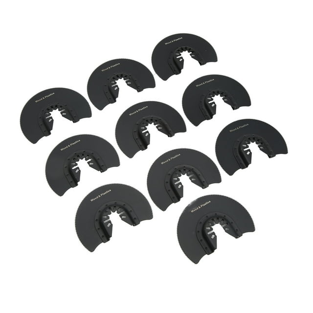 Oscillating Saw Blades,10 Pcs Semi Circular Multi Purpose Tool Blade Multitool Saw Blade Exquisite Design