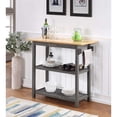 thumbnail image 3 of Ergode Designs2Go 3 Tier Butcher Block Kitchen Prep Island with Drawer - Stylish & Practical Addition for Extra Countertop Space & Easy Dinner Preparation, 3 of 4