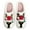 Y, variant on Christmas Slippers Adult Size 6 Fuzzy Cute Outdoor Indoor Slippers Xmas Santa Reindeer Letter Print Fashion Winter Shoes (Red & White, Y)