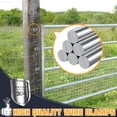 thumbnail image 4 of Abrazaderas de alambre para vallas Tottist, 220 unidades, acero inoxidable con tornillos, 4 of 7