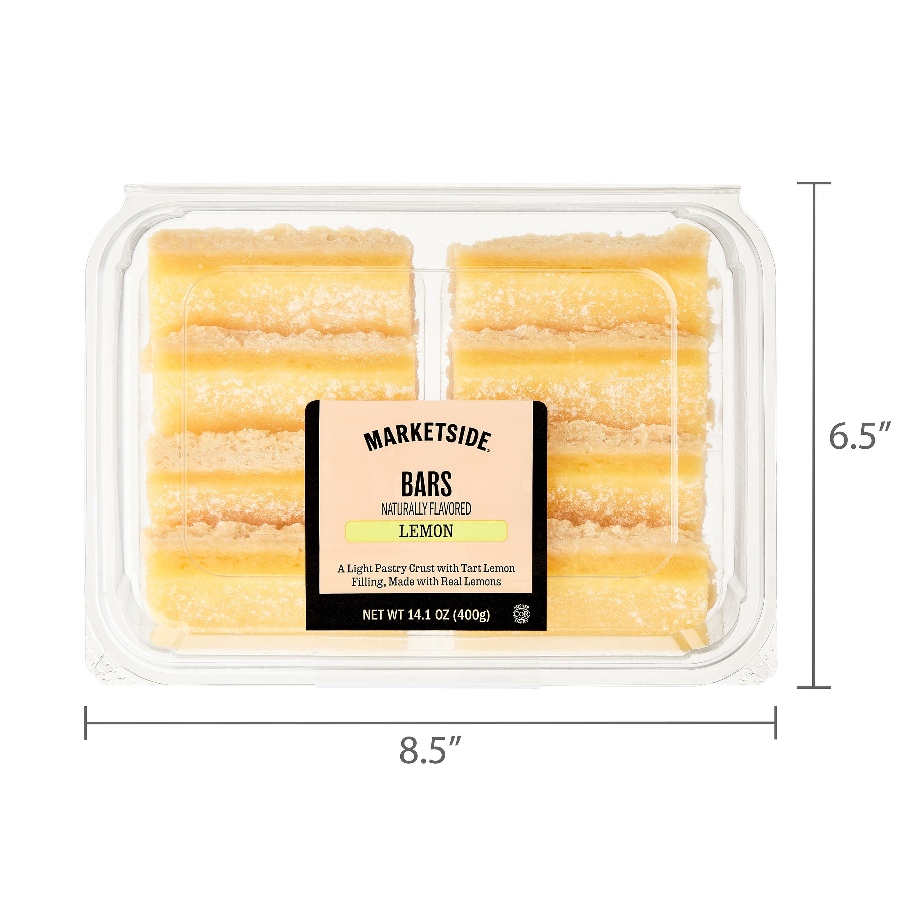 Marketside Lemon Bars, 14.1 oz, 8 Count