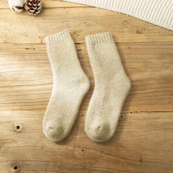 GZWYHT Ankle Socks,Crew Socks Womens To Keep Warm Sock Pure Color Upset Lightweight Cotton Socks Fuzzy Socks,Wool Socks,Dress Socks Beige