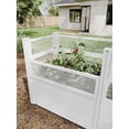thumbnail image 3 of Vita Classic Keyhole Composting Garden with Fencing, White Vinyl, VT17130, 3 of 10